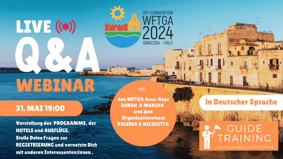 Q&A Webinar zur WFTGA Convention 2024 in Deutscher Sprache am 31.Mai um 19:00 Uhr